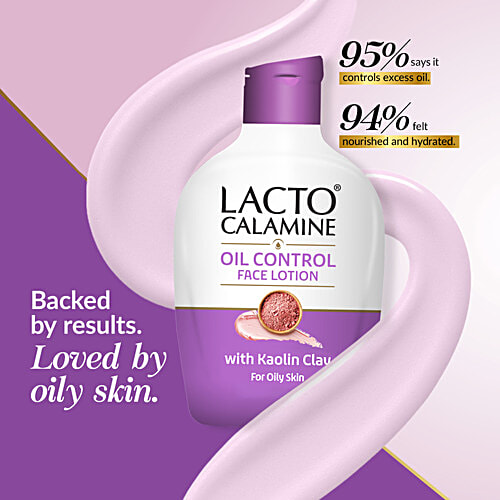 Lacto Calamine Kaolin Clay Face Lotion For Oily Skin, 120 ml  