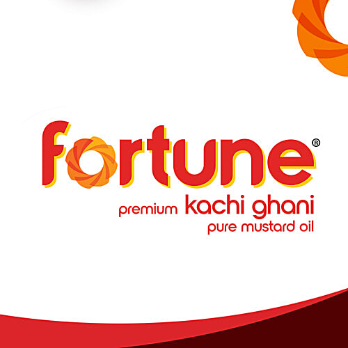 Fortune Premium Kachi Ghani Pure Mustard Oil, 1 L PET Bottle