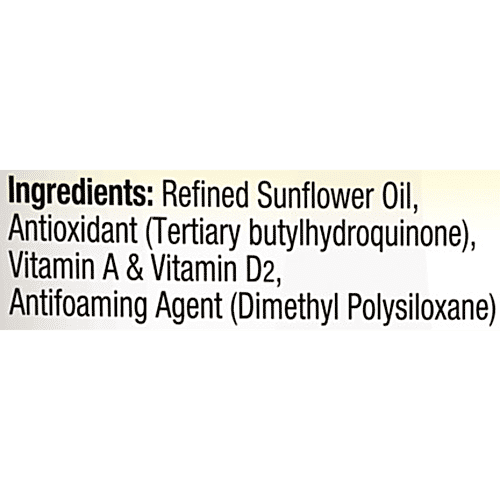 Dhara  VitAE Refined Sunflower Oil, 1 L  Rich in PUFA