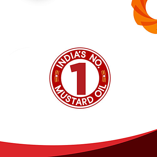 Fortune Premium Kachi Ghani Pure Mustard Oil, 500 ml Bottle 