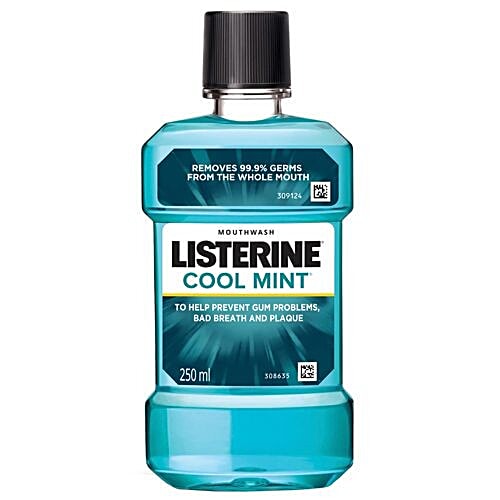 Listerine Mouthwash - Cool Mint, 250 ml  