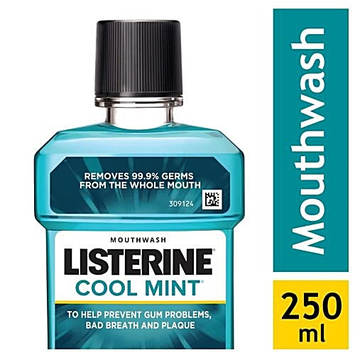Listerine Mouthwash - Cool Mint, 250 ml  