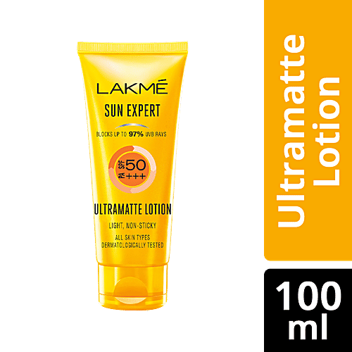 Buy Lakme Sun Expert Spf 50 Pa Ultra Matte Lotion 100 Ml Bottle Online