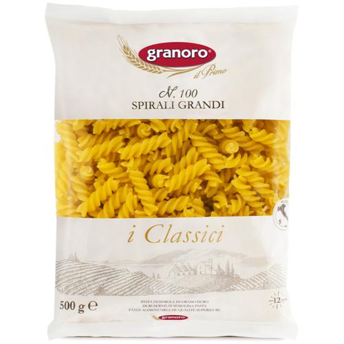 Granoro Durum Wheat Pasta - Spirali/Fusili, 500 g Pouch 