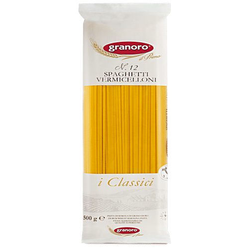 Granoro Durum Wheat Pasta - Spaghetti Vermicilloni, 500 g Pouch
