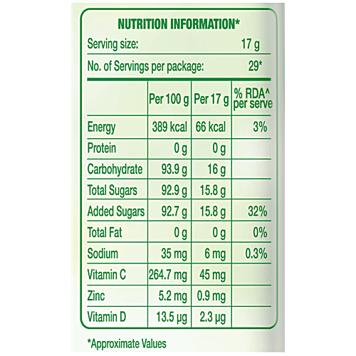 Tang Instant Drink Mix - Orange, 500 g Pouch Rich In Vitamin C