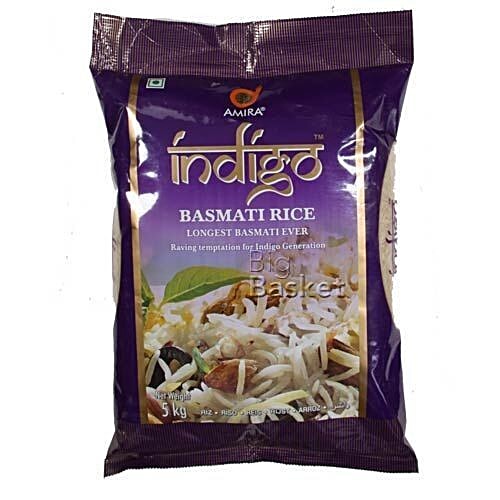 Amira Basmati Rice - Extra long, 5 kg Pouch 
