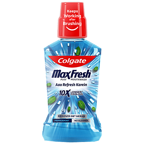 Buy Colgate Mouthwash Plax Pepper Mint Alcohol Free Imported 500 Ml