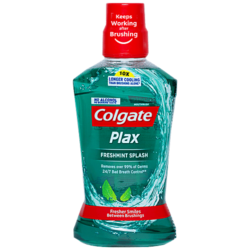 Colgate Mouthwash - Plax, Freshmint Splash, 500 ml  