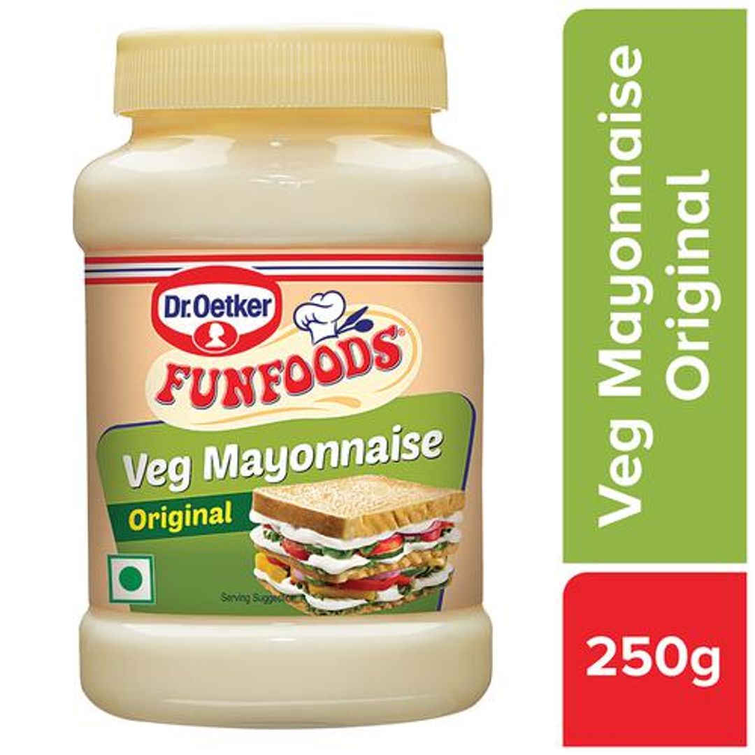 Dr. Oetker FunFoods Veg Mayonnaise Original, 250 g 