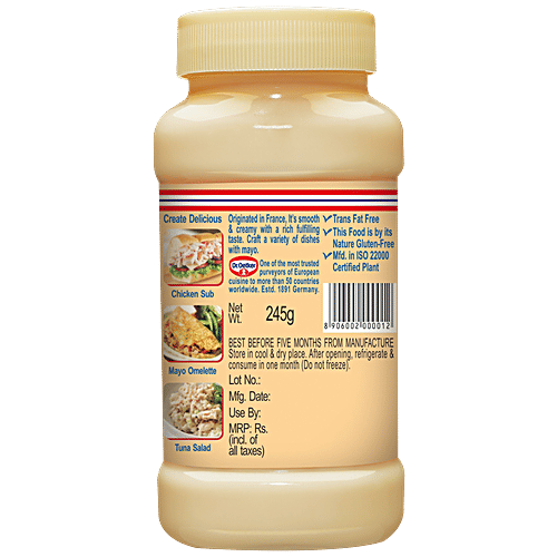 Buy Funfoods Mayonnaise Classic 245 Gm Jar Online At Best Price of Rs