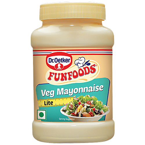 Buy Funfoods Mayonnaise Diet Eggless 275 Gm Jar Online At Best Price of