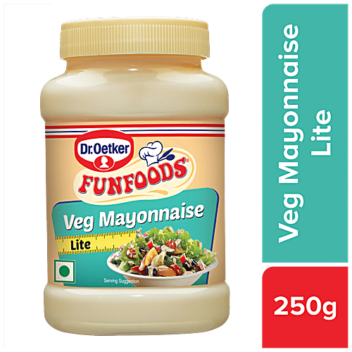 Buy Funfoods Mayonnaise Diet Eggless 275 Gm Jar Online At Best Price of