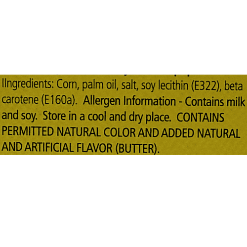 American Garden Microwave Popcorn - Butter, 273 g Carton Delicious Buttery Flavour
 Gluten-Free and Vegetarian
 Zero Trans Fats