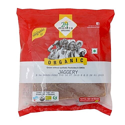 24 Mantra Organic - Jaggery/Bella, 450 g Pouch 