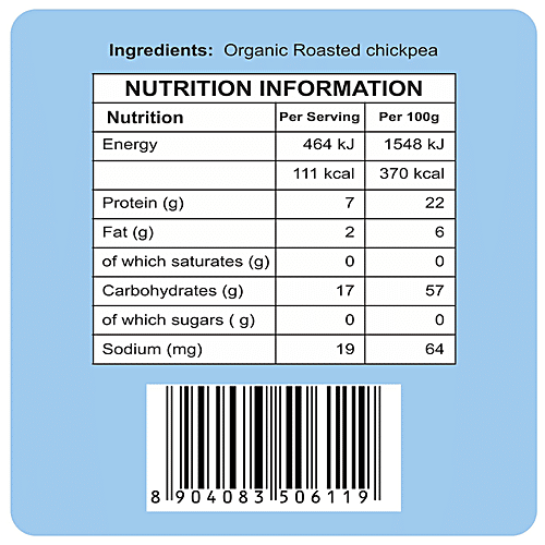 24 Mantra Organic Flour - Besan/Kadale Hittu, 500 g Pouch 