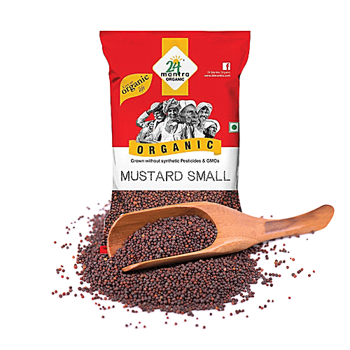 24 Mantra Organic Mustard - Small, 100 g Pouch 