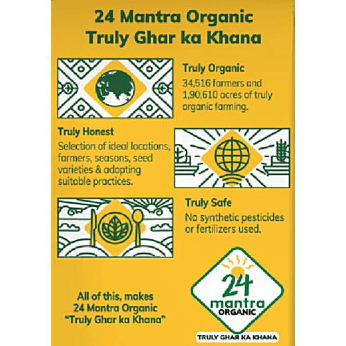 24 Mantra Organic Brown Chana, 500 g Pouch Gluten Free