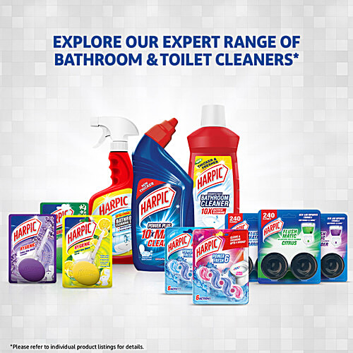 Harpic Flushmatic In-Cistern Toilet Cleaner Block, Citrus, 50 g  Cleans with Every Flush