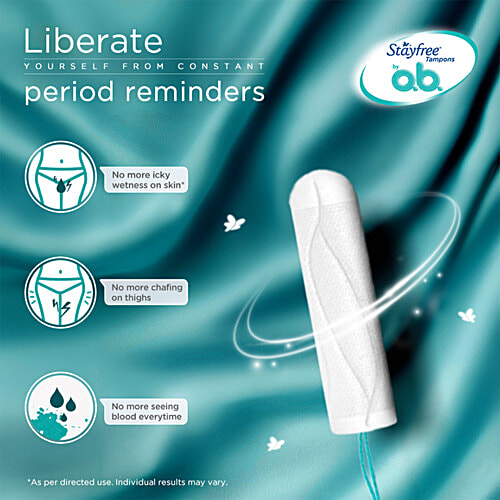 STAYFREE Tampons by ob Reg, 20 pcs Catron Reliable Protection