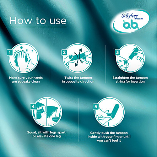 STAYFREE Tampons by ob Reg, 20 pcs Catron Reliable Protection