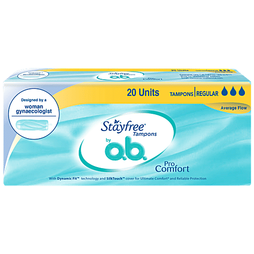 STAYFREE Tampons by ob Reg, 20 pcs Catron Reliable Protection