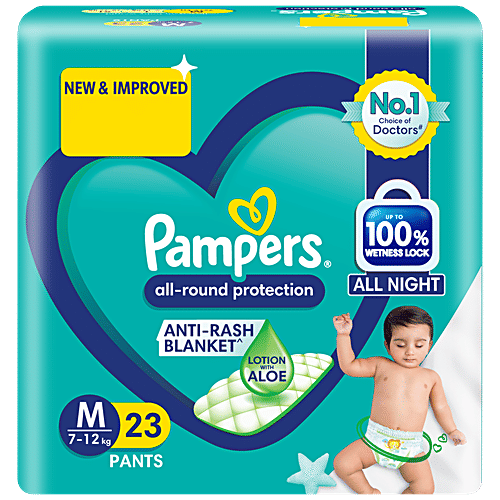 Buy Pampers Pants Diapers Medium Size 28 Pcs Online At Best Price of Rs