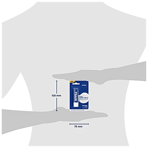 Nivea Caring Lip Balm, 4.8 g Original Care