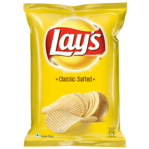 Lay's Potato Chips - Simple Classic Salted, 90 g Pouch 