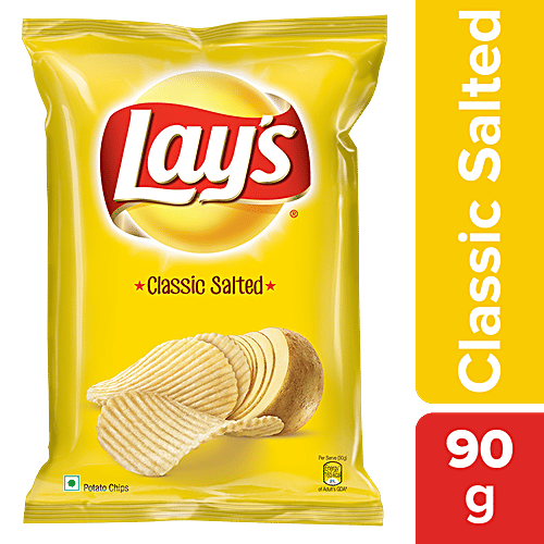 Lay's Potato Chips - Simple Classic Salted, 90 g Pouch 