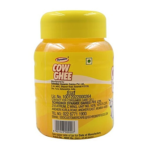 Dynamix Cow Ghee/Tuppa - Pure, 1 L Jar Naturally Rich in Vitamin A