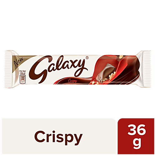 Galaxy Crispy Milk Chocolate Bar, 36 g