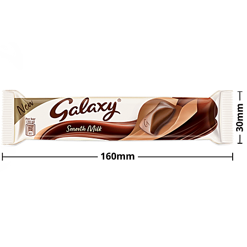 Galaxy Smooth Milk Chocolate Bar, 30 g Pouch 