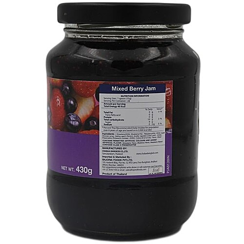Chabaa Jam - Mixed Berry, 430 g Jar 
