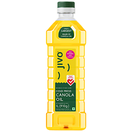 Jivo  Canola Oil - Cold Pressed, 1 L  
