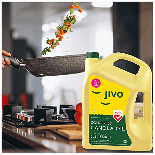 Buy Jivo Oil Canola 5 Ltr Bottle Online At Best Price of Rs 1650