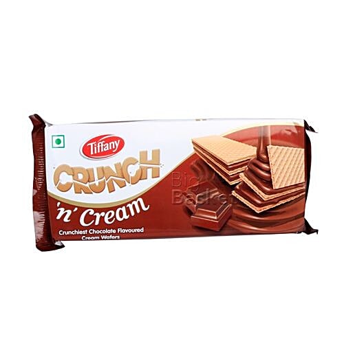 Tiffany Cream Wafers - Chocolate Flavored, 75 g  