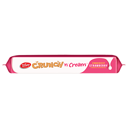 Tiffany Cream Wafers - Strawberry Flavored, 65 g  Zero Trans Fat