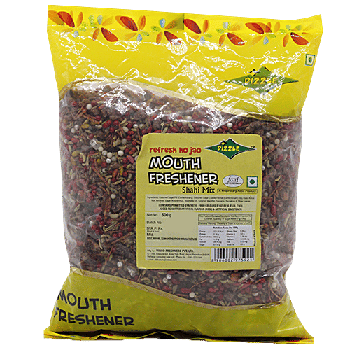 Dizzle Mouth Freshener - Shahi Mix, 180 g Bottle No Trans Fat