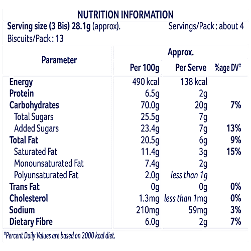 McVitie's Oat Cookies With Goodness Of Honey, 120 g Carton Goodness of Oats & High in Fibre