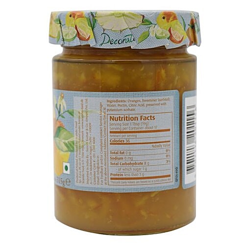 Dana Dana Diabetic Marmalade - Orange, 315 g  