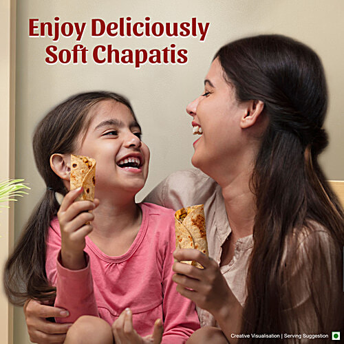 Aashirvaad Atta - Multigrains, 1 kg Pouch 