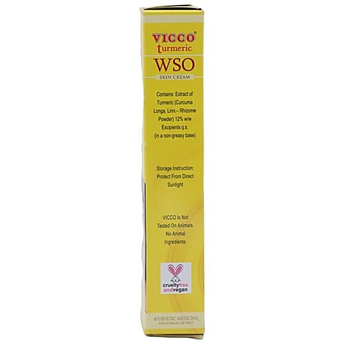 Vicco Turmeric WSO Skin Cream - Ayurvedic Medicine, 30 g