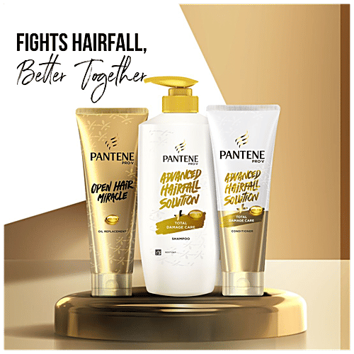 Pantene Advanced Hairfall Solution Hair Shampoo - Total Damage Care, 650 ml