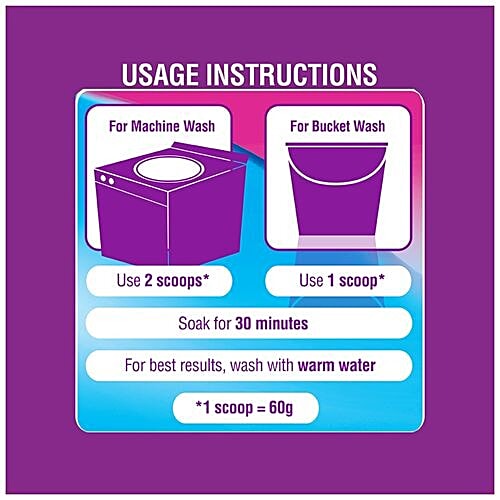 Mr. White Detergent Powder, 1 kg Pouch 