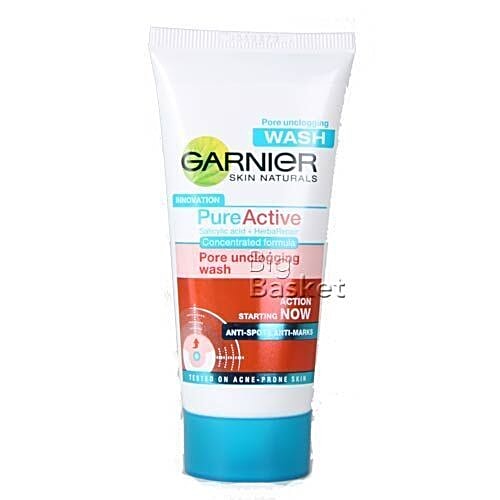 Buy Garnier Face Wash Pure Active With Salicylic Acid Herbarepair 50 Ml