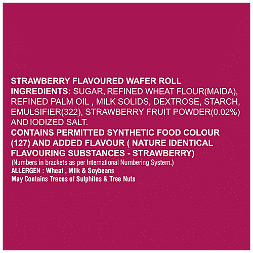 Dukes Waffy Strawberry Flavoured Wafer Roll, 250 g