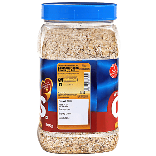 Manna Steel Cut Oats - Gluten Free, 500 g Jar Rich in Fibre, Source of Protein