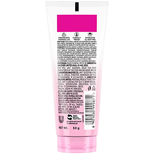 Glow & Lovely Bright Glow Face Wash, 50 g