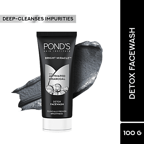 Buy Ponds Face Wash Pure White Anti Pollution With Activated Charcoal